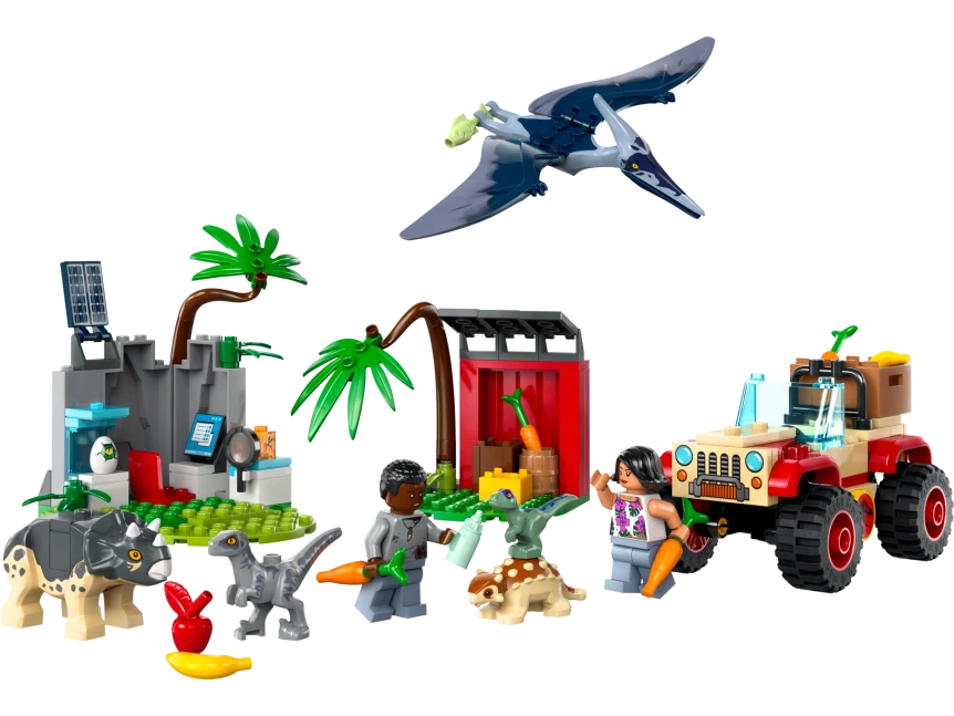 Reddingscentrum voor babydinosaurussen