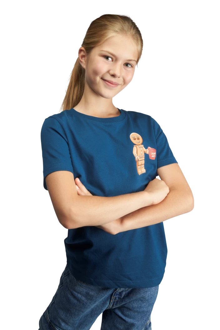 T-shirt met peperkoekmannetje – kinderen