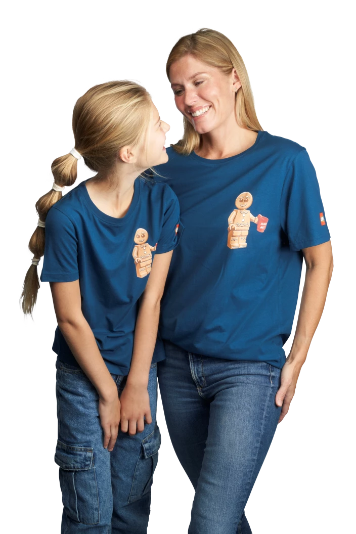 T-shirt met peperkoekmannetje – volwassenen