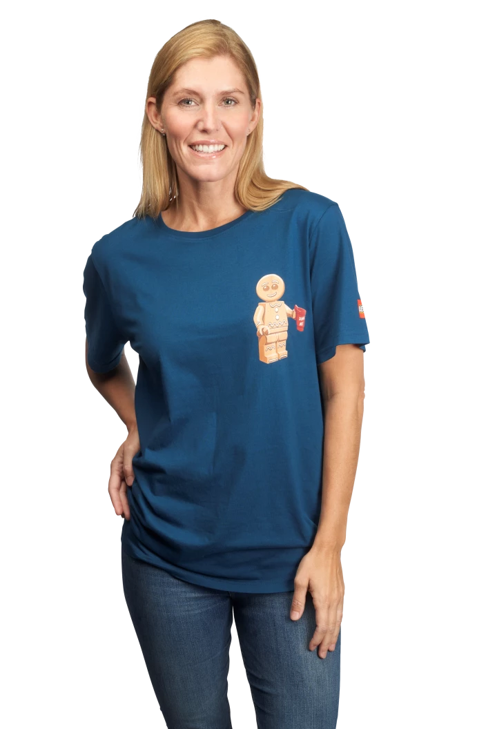 T-shirt met peperkoekmannetje – volwassenen