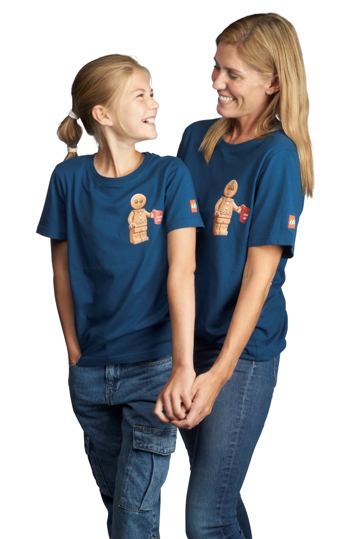 T-shirt met peperkoekmannetje – volwassenen