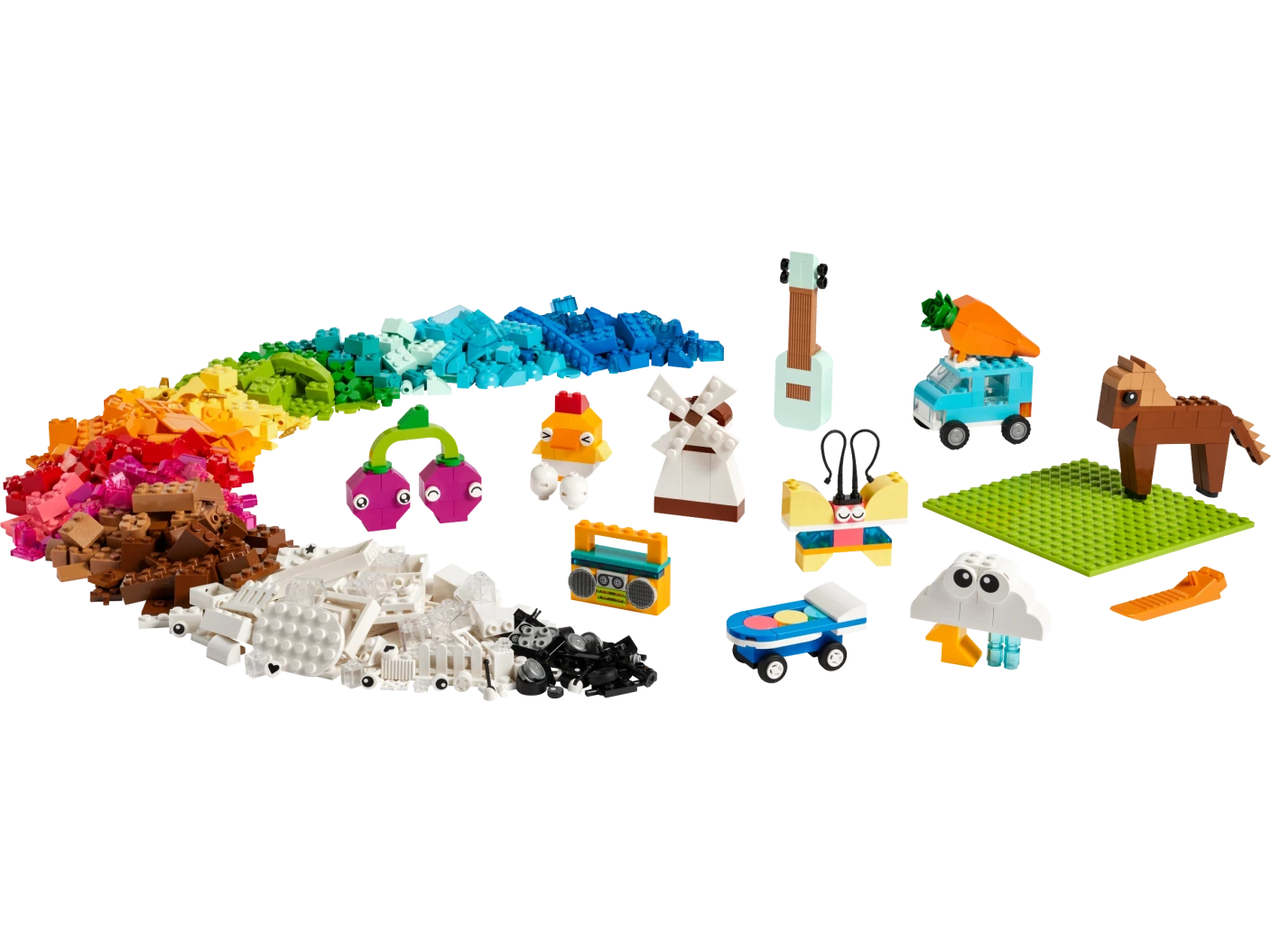 Kleurrijke creatieve opbergdoos