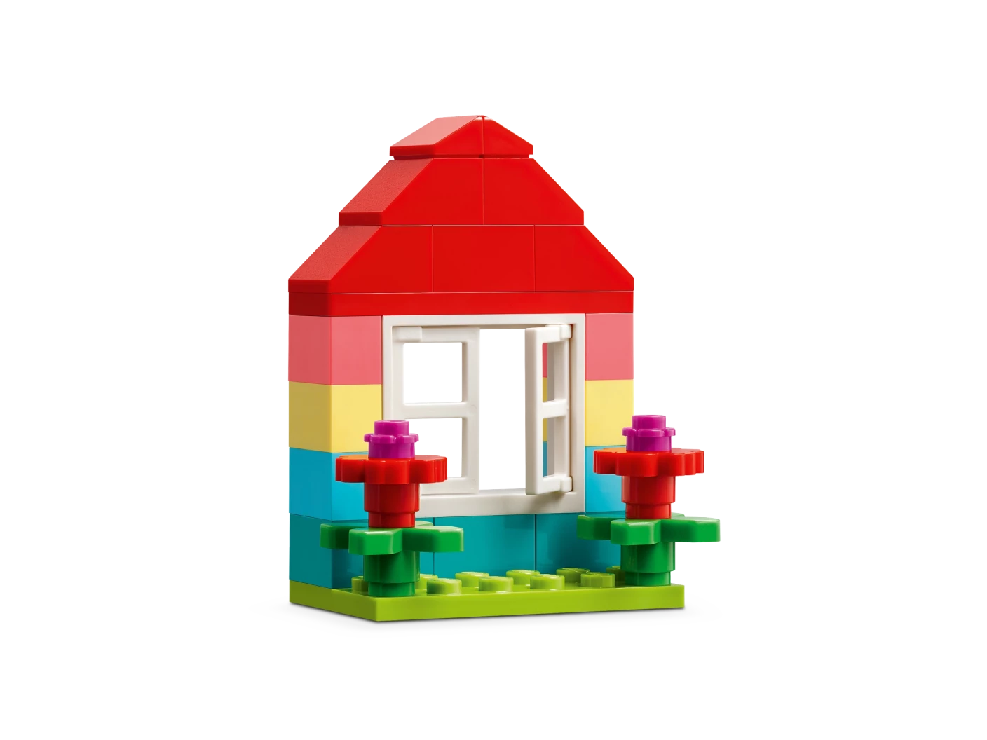 Kleurrijke creatieve opbergdoos