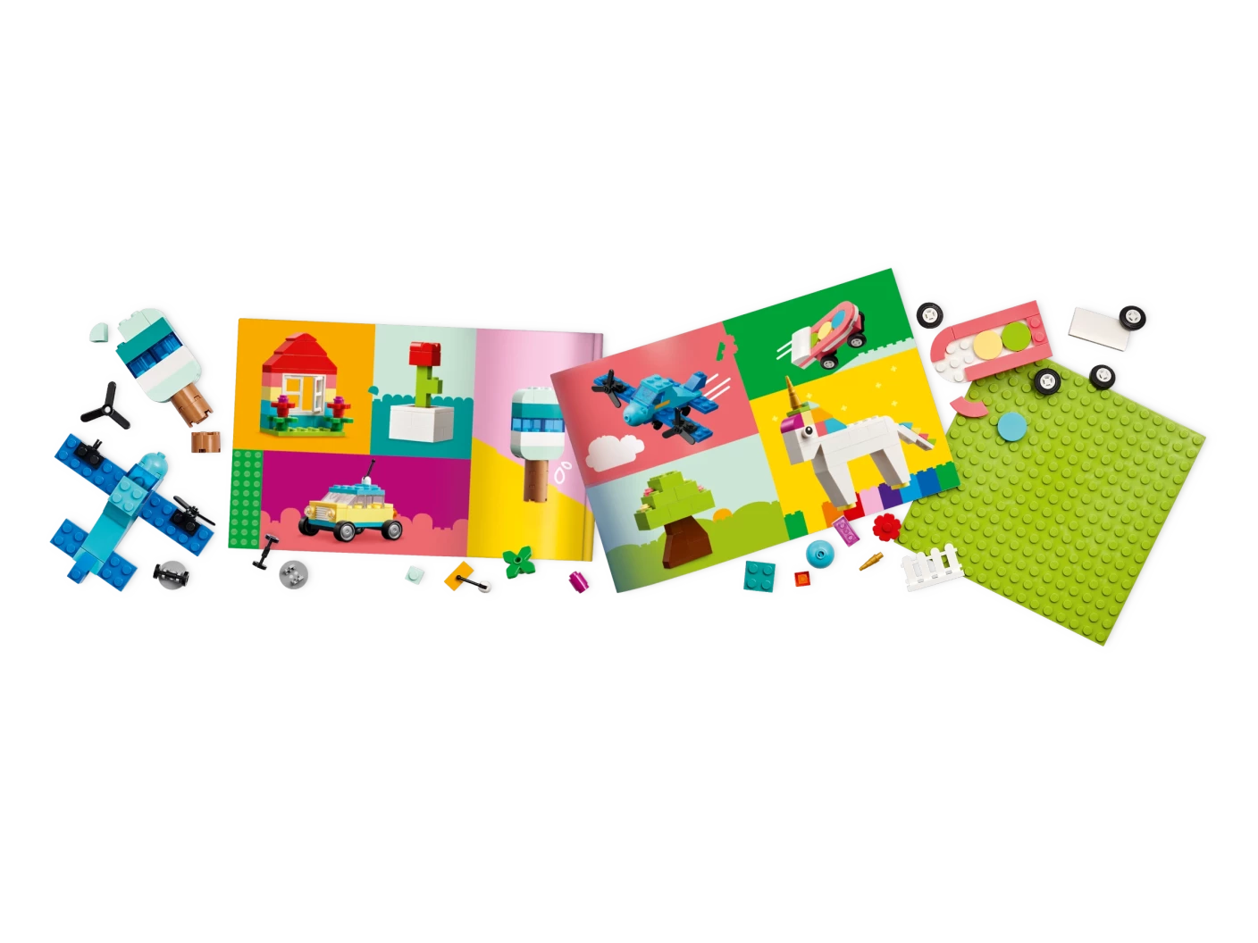 Kleurrijke creatieve opbergdoos