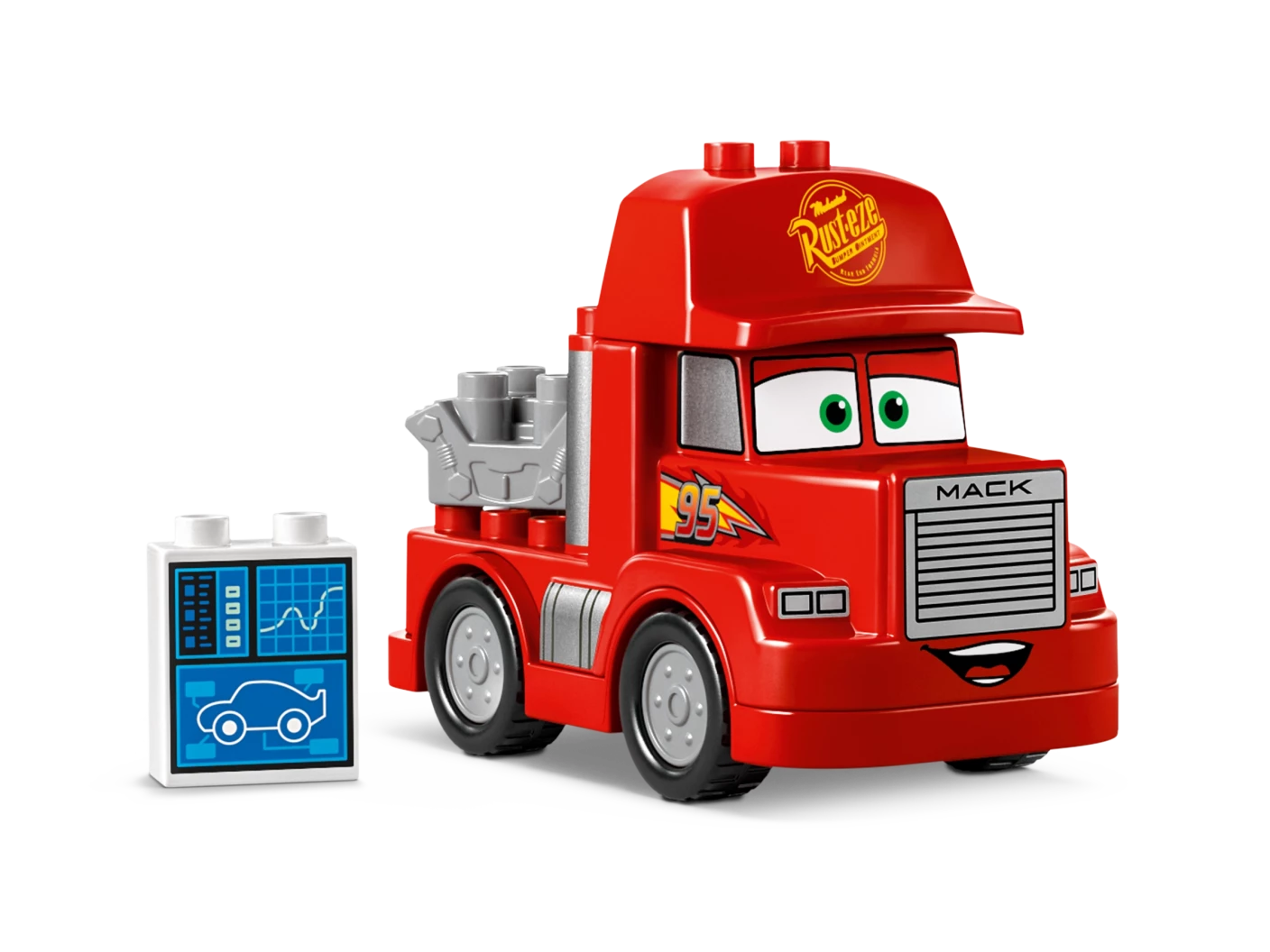 Mack bij de race