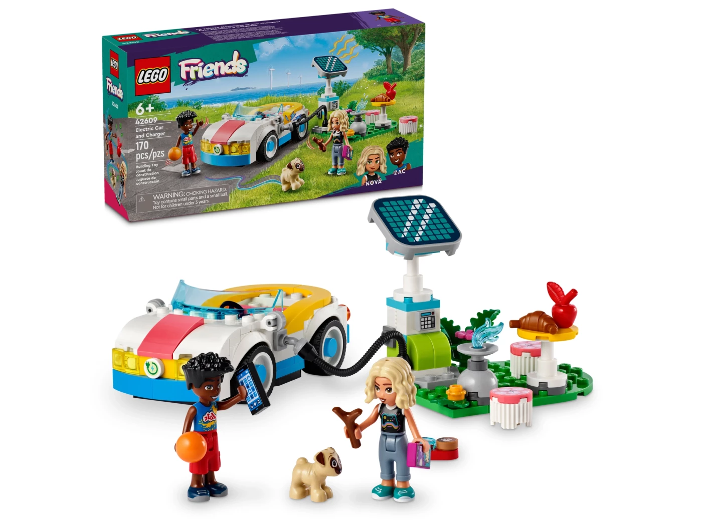 Elektrische auto en oplaadpunt