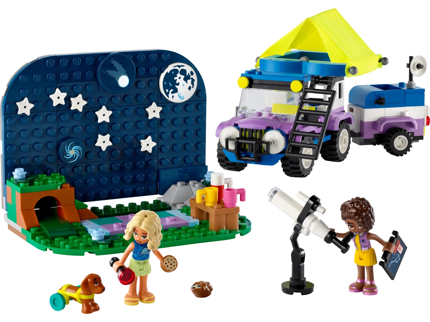 Astronomisch kampeervoertuig