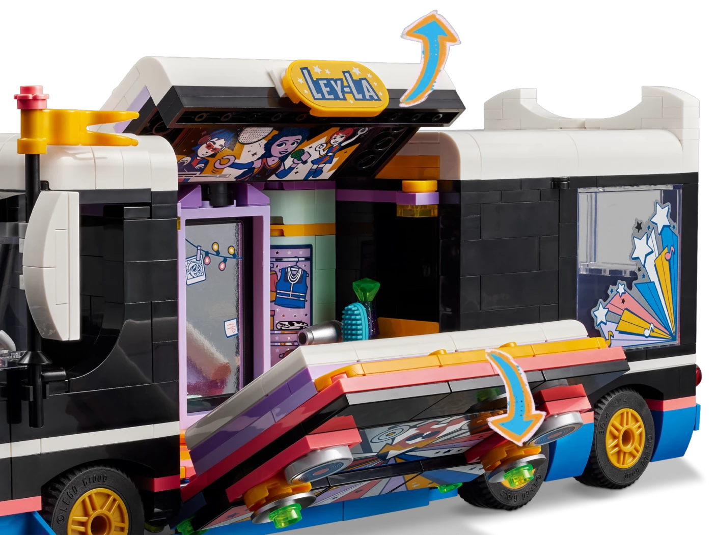 Toerbus van popster