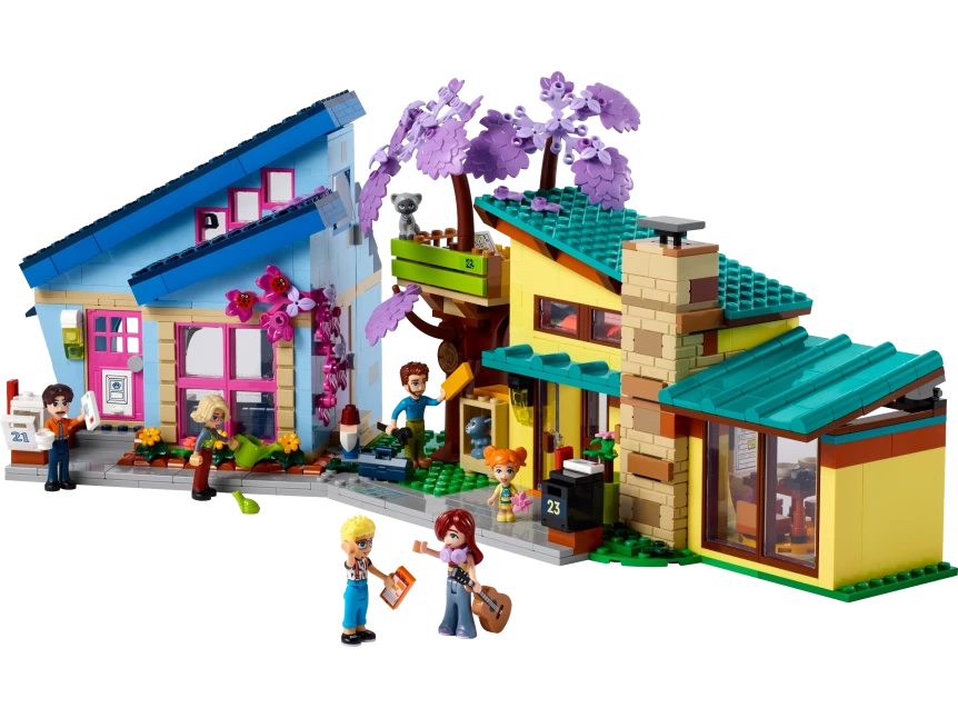 Olly en Paisley's huizen