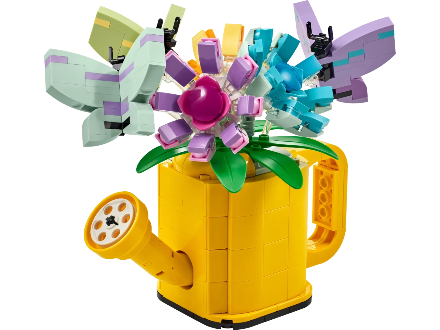 Bloemen in gieter