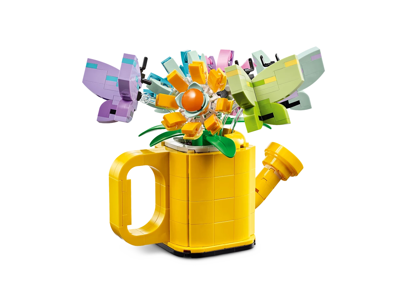 Bloemen in gieter
