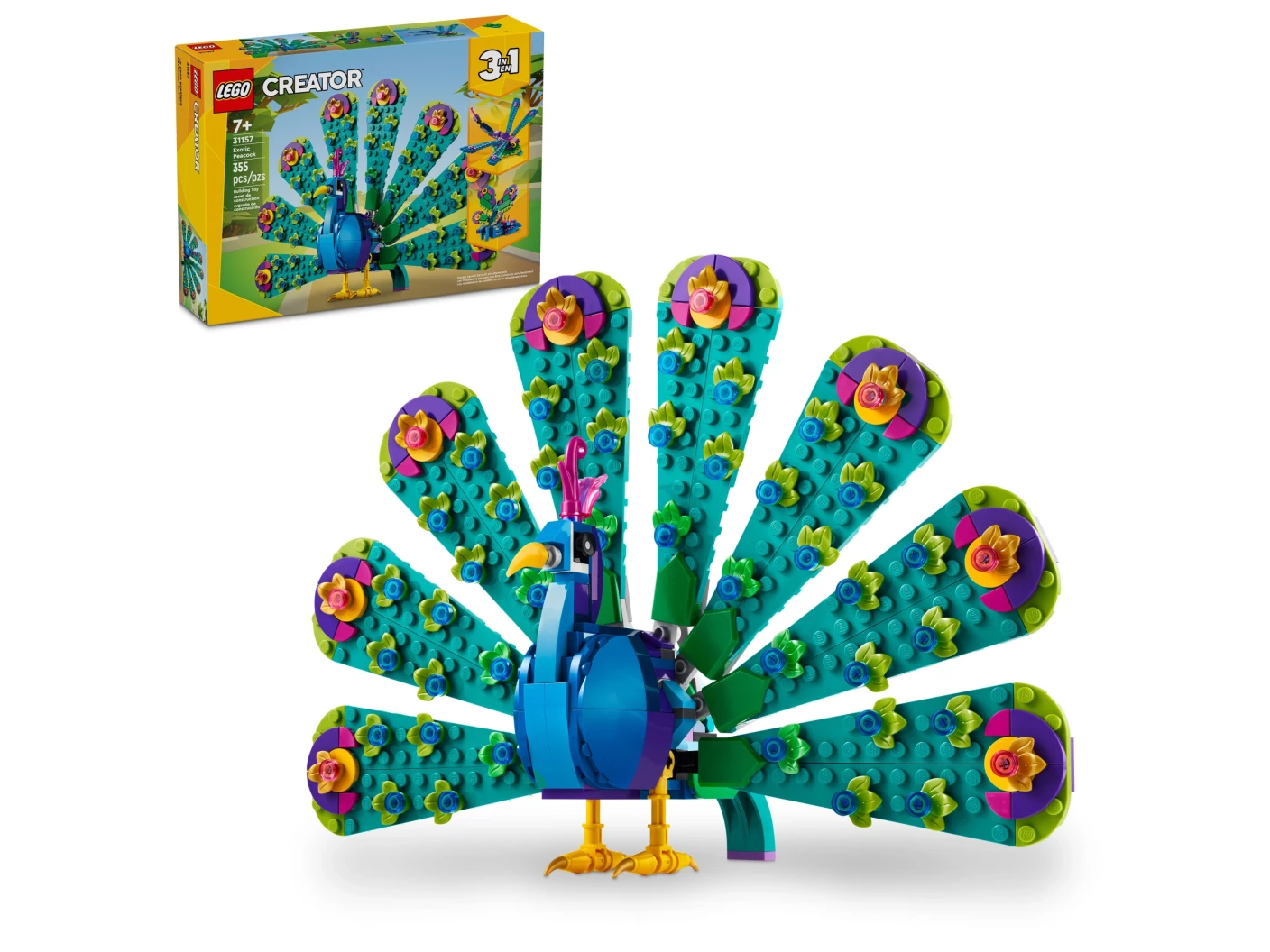 Exotische pauw