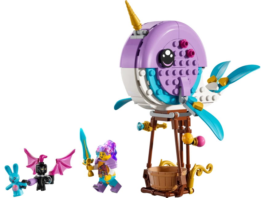 Izzie's narwal-luchtballon