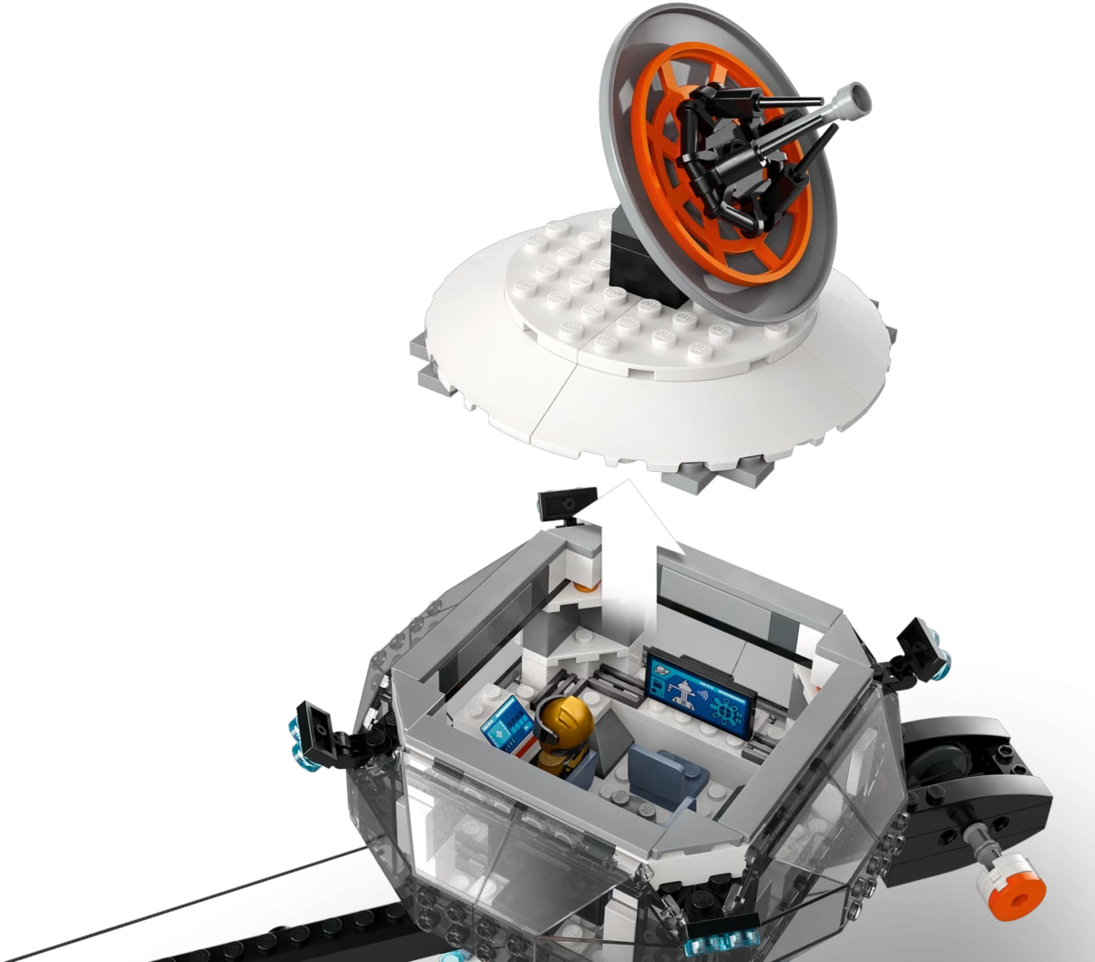 Ruimtebasis en raketlanceringsplatform