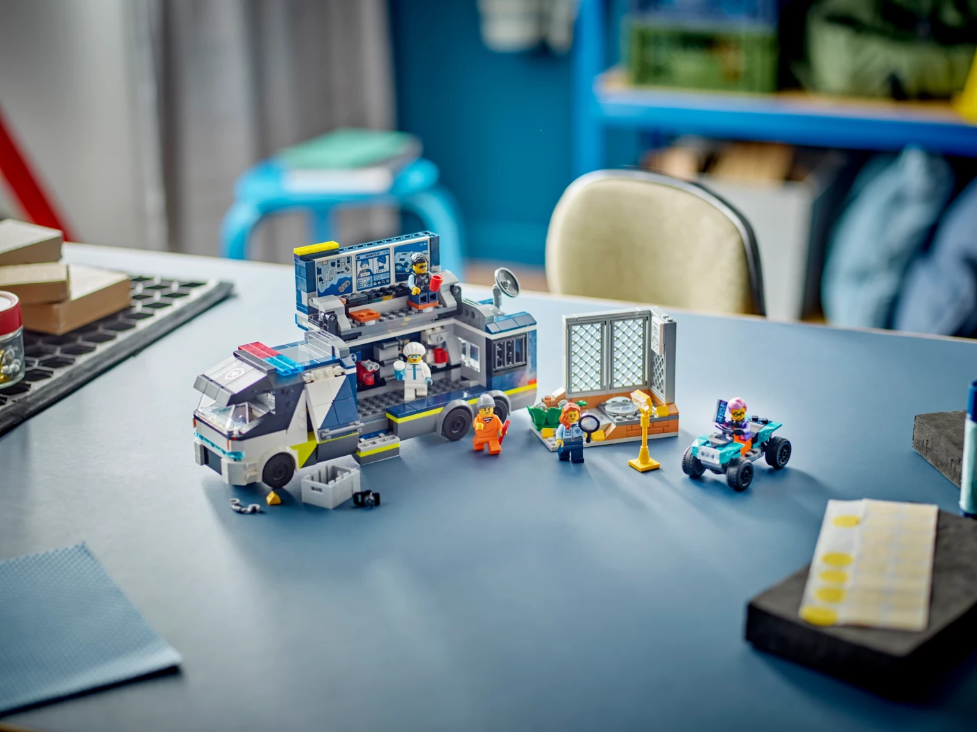 Politielaboratorium in truck