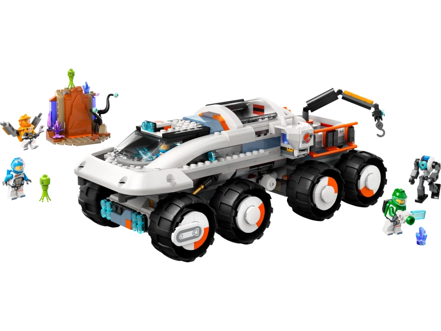 Ruimterover met laadkraan