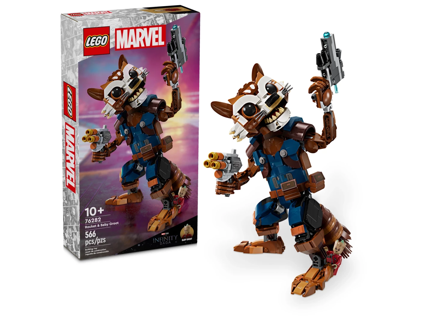 Rocket en Baby Groot