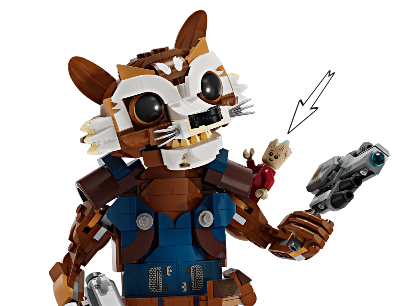 Rocket en Baby Groot