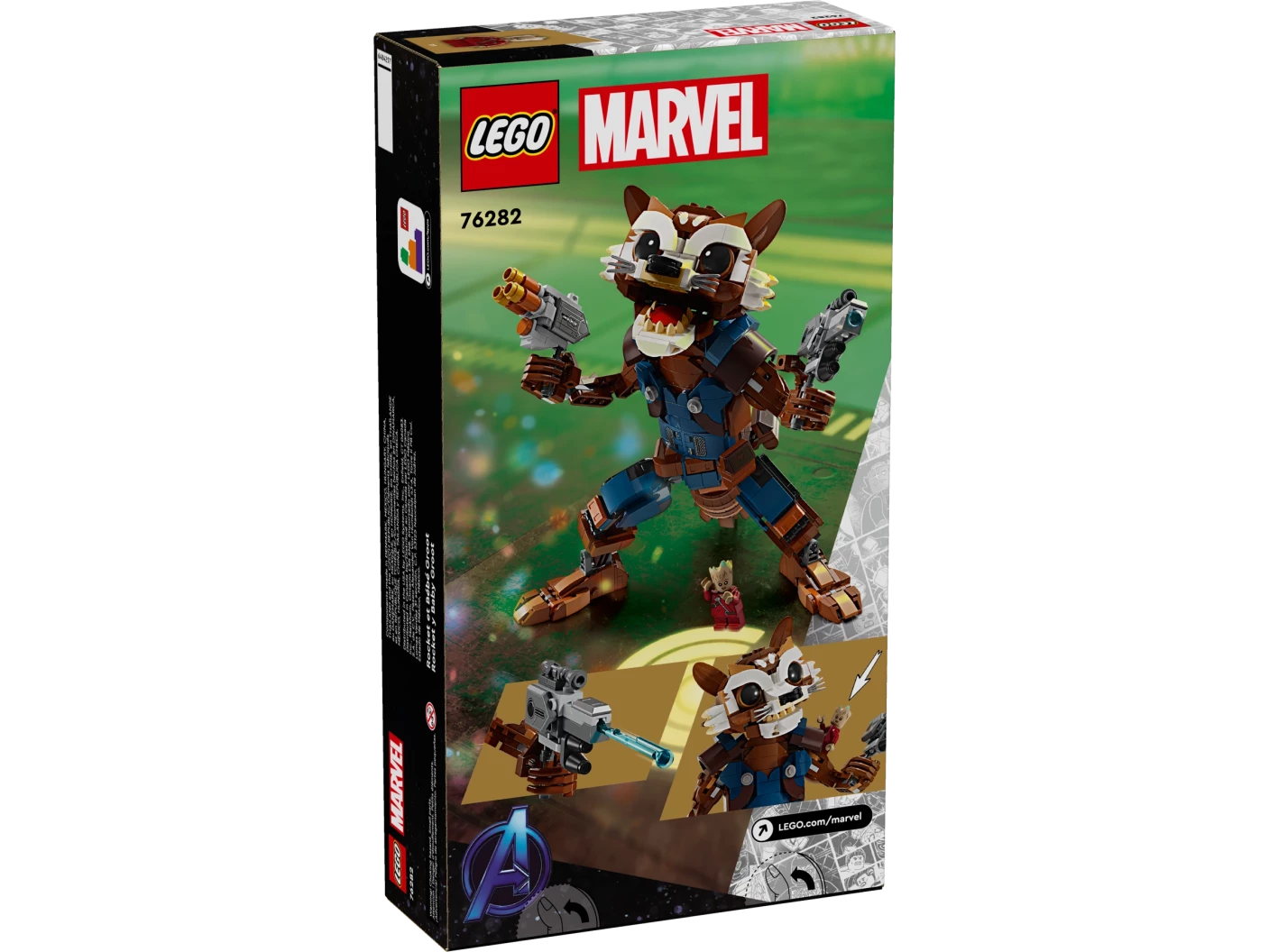 Rocket en Baby Groot