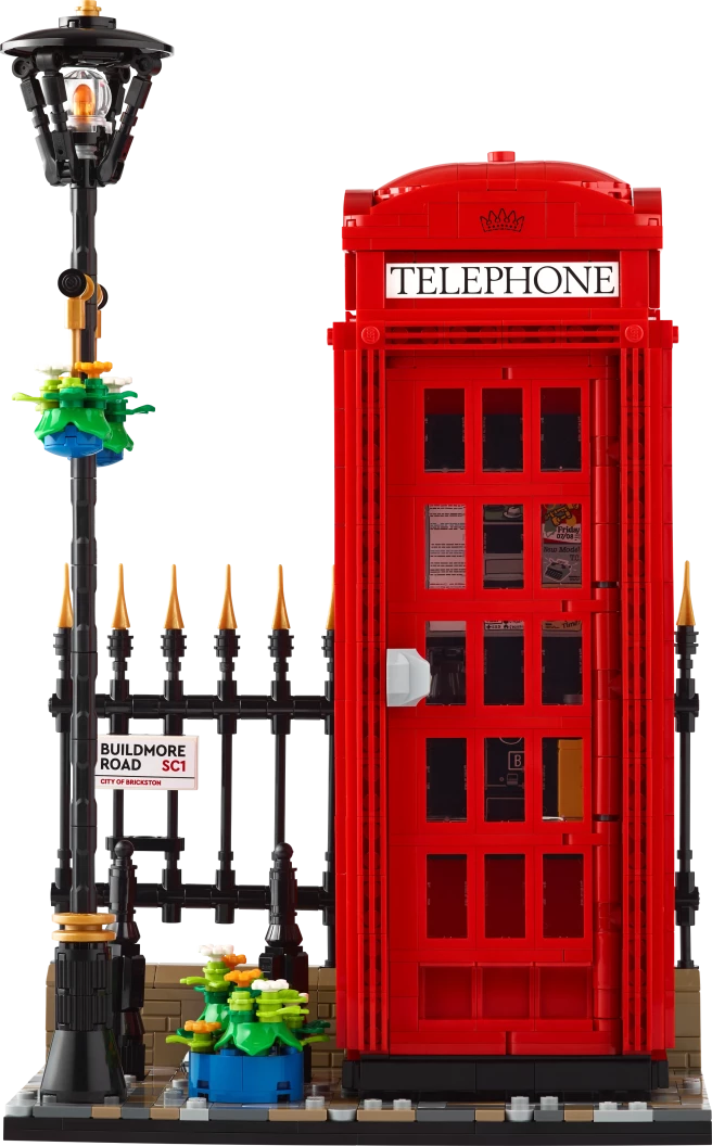 Rode Londense telefooncel