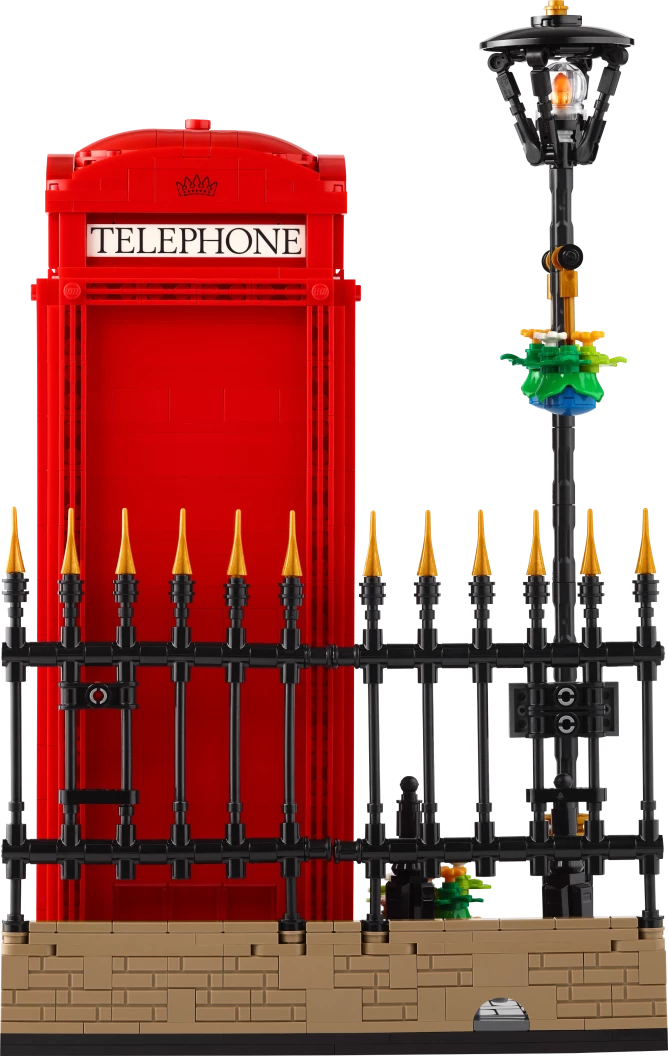 Rode Londense telefooncel