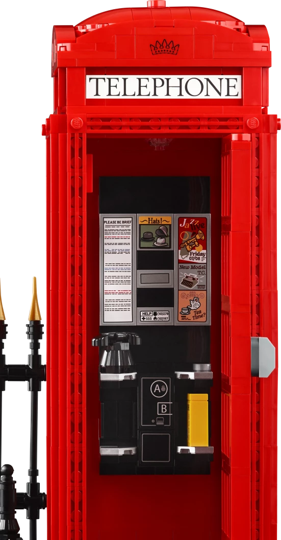 Rode Londense telefooncel