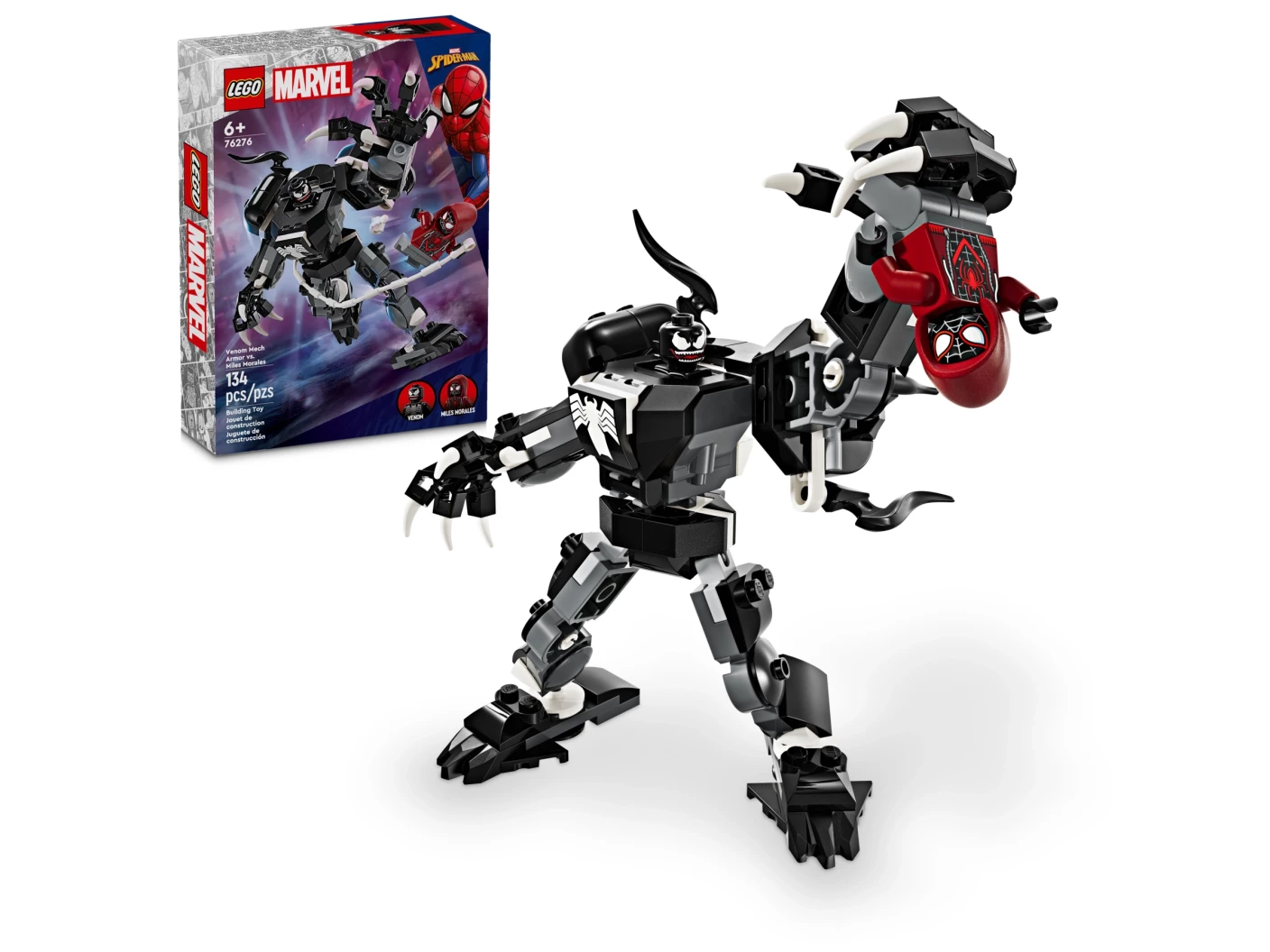 Venom mechapantser vs. Miles Morales