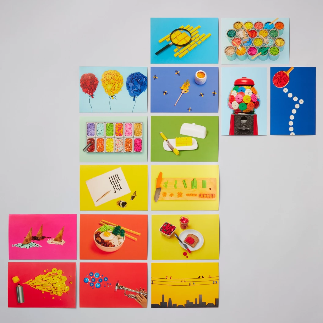 LEGOLEGO® Still Life with Bricks: 100 Collectible Postcards