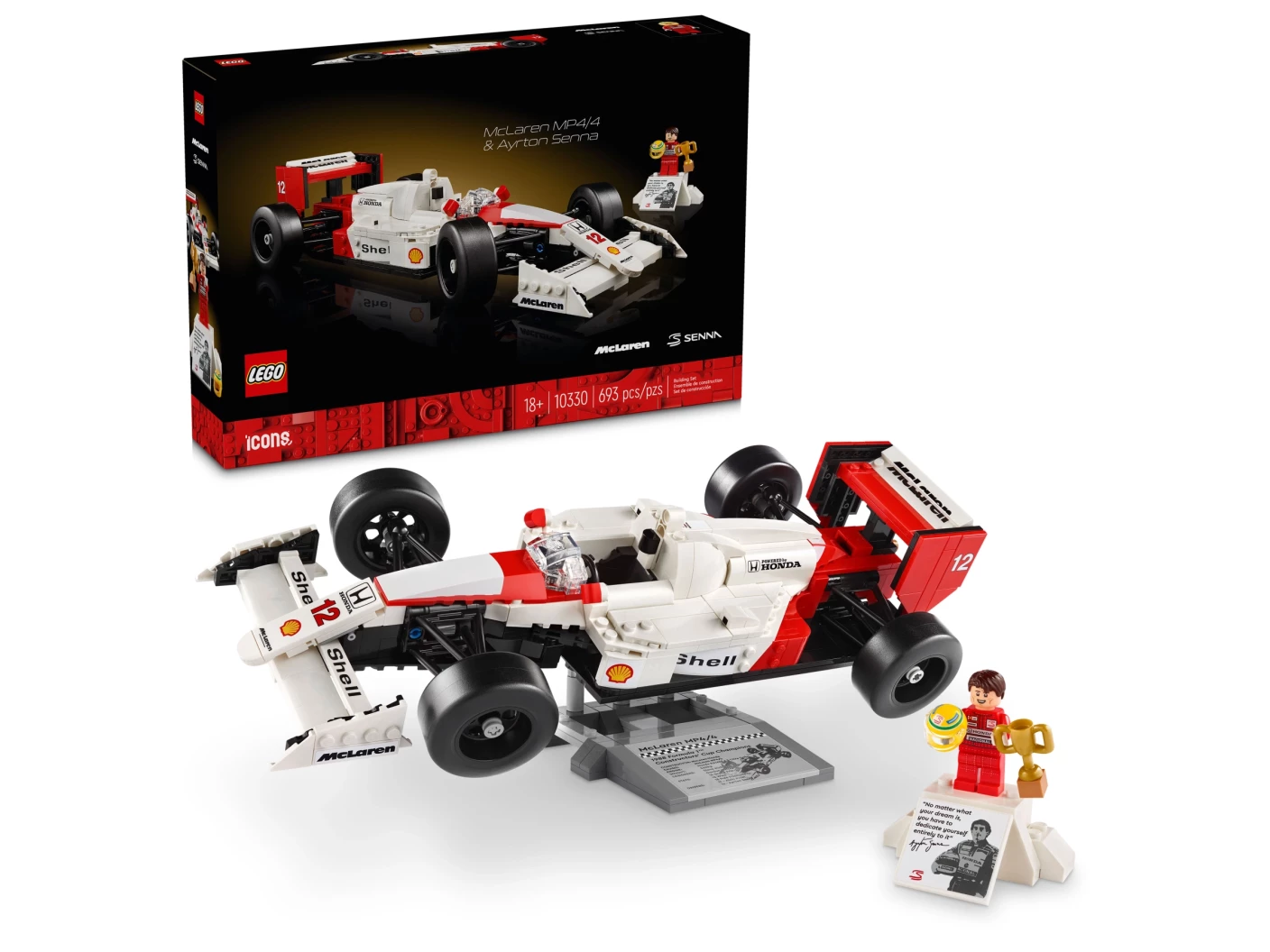 McLaren MP4/4 en Ayrton Senna
