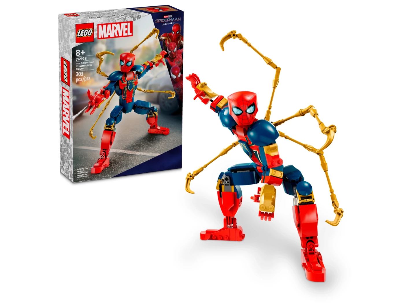 Iron Spider-Man bouwfiguur