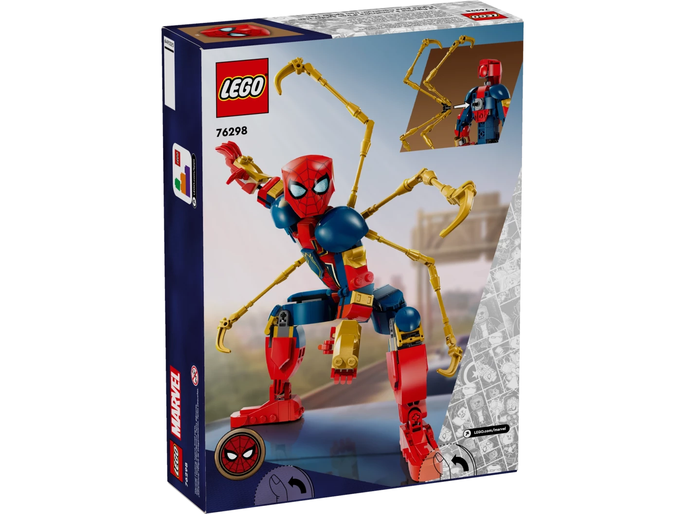 Iron Spider-Man bouwfiguur