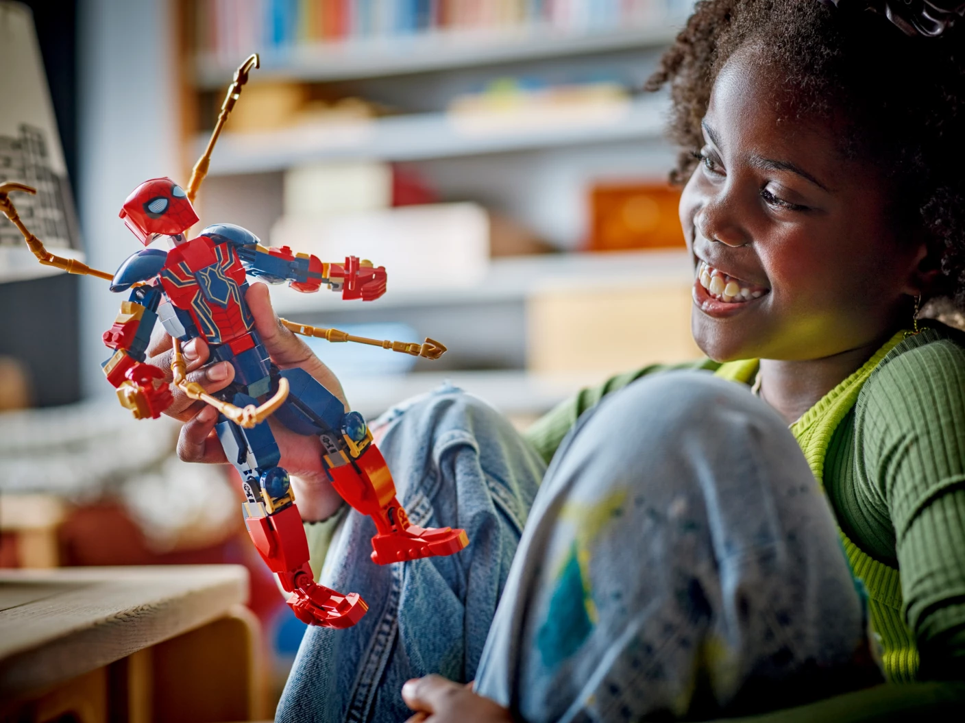 Iron Spider-Man bouwfiguur