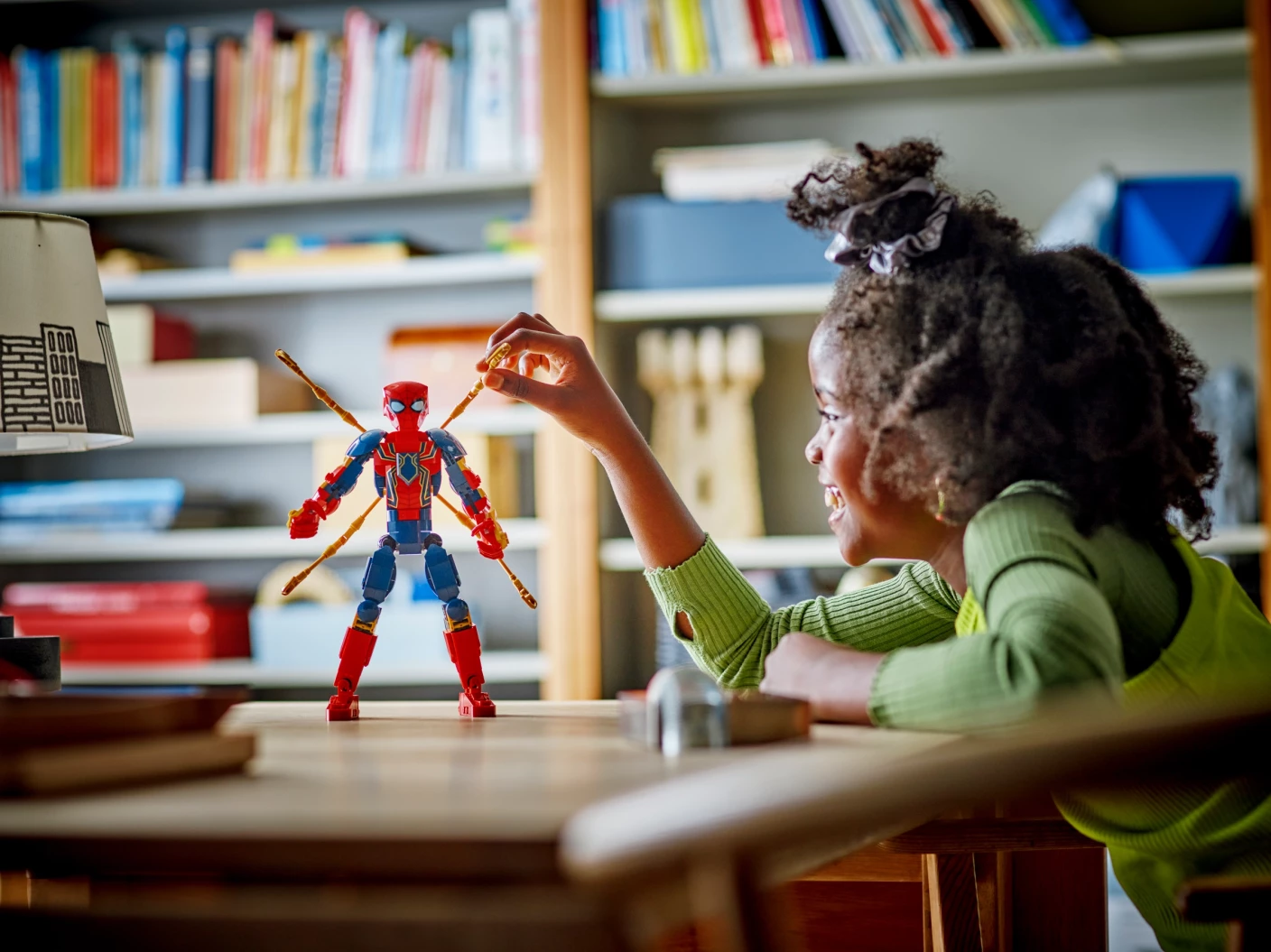 Iron Spider-Man bouwfiguur