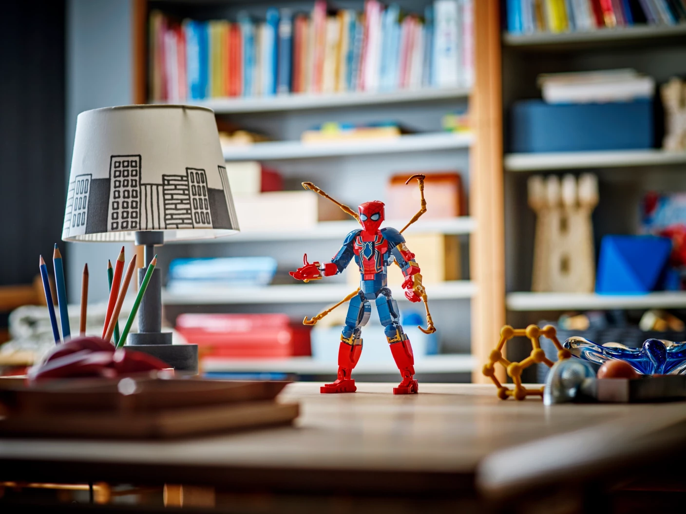 Iron Spider-Man bouwfiguur
