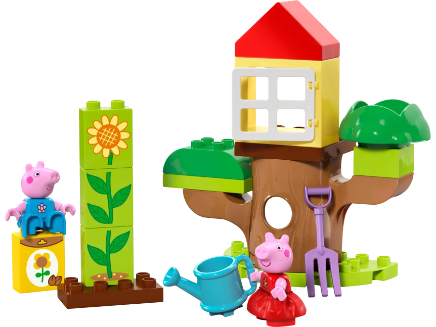 Peppa Big tuin en boomhut
