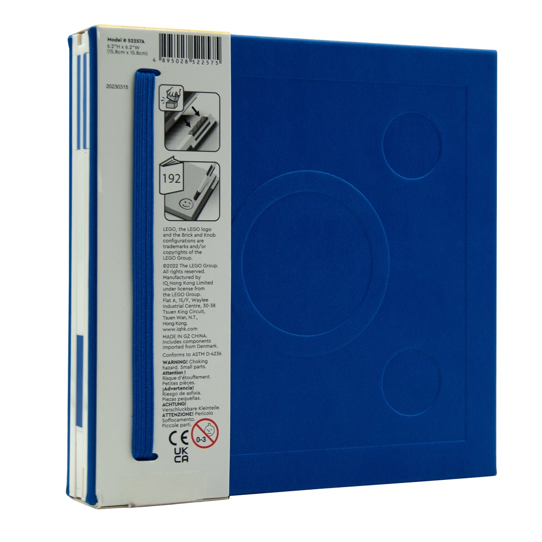 Notitieboekje met gelpen – blauw