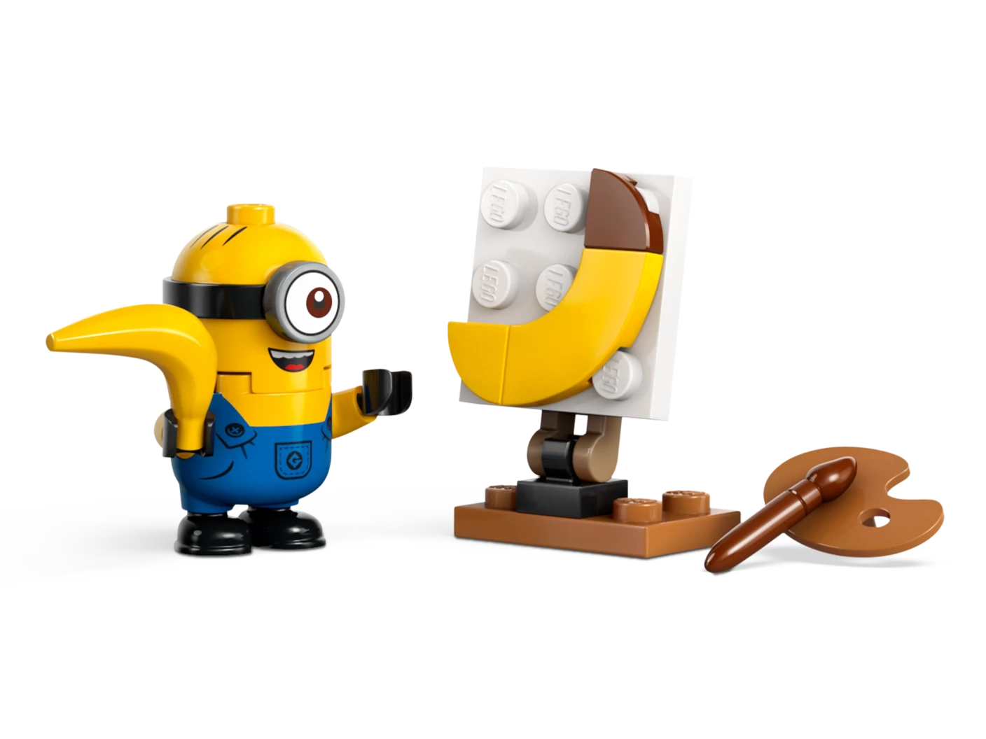 Minions en bananenauto