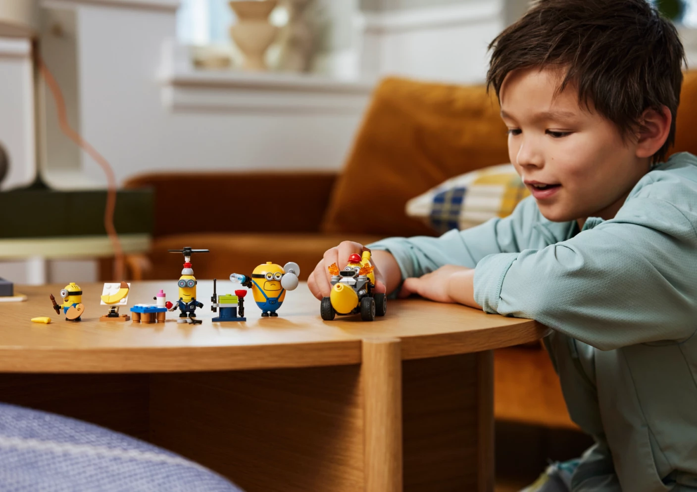 Minions en bananenauto
