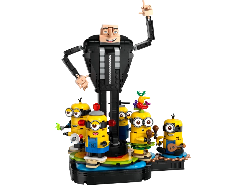 Bouwbare Gru en Minions