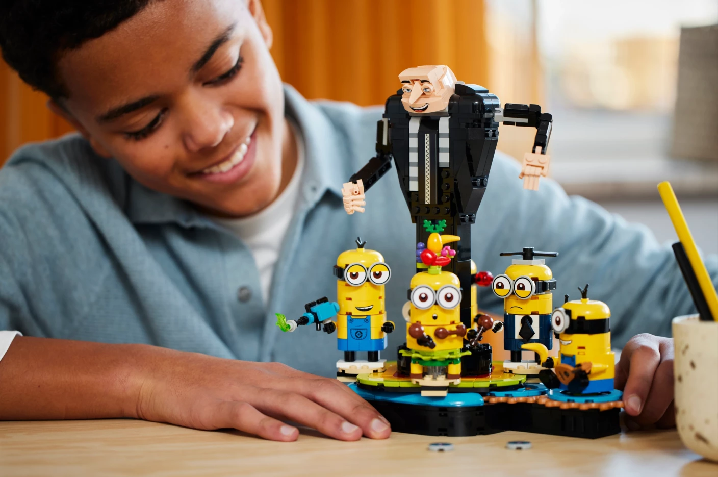 Bouwbare Gru en Minions