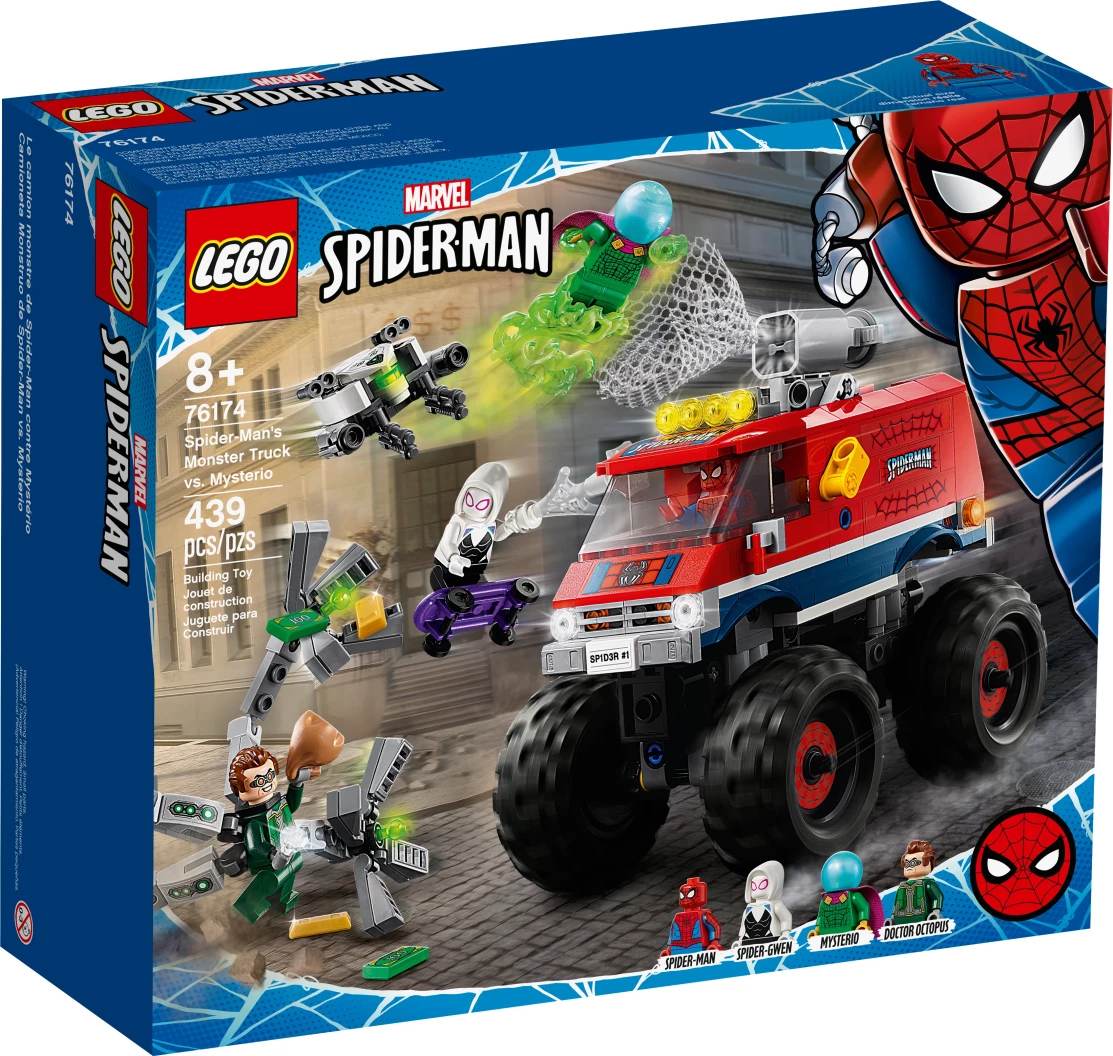 Spider-Man's monstertruck vs. Mysterio