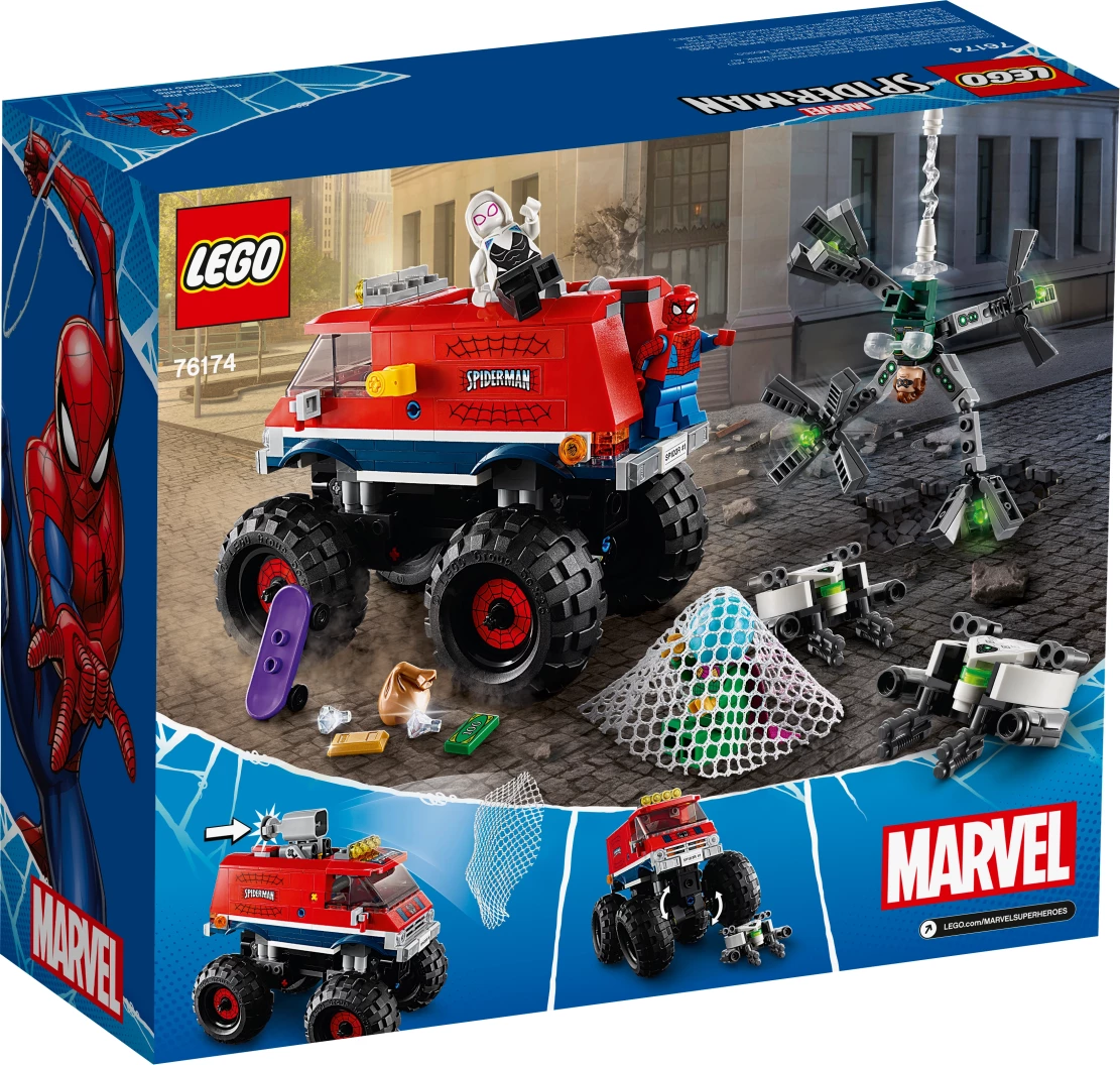 Spider-Man's monstertruck vs. Mysterio