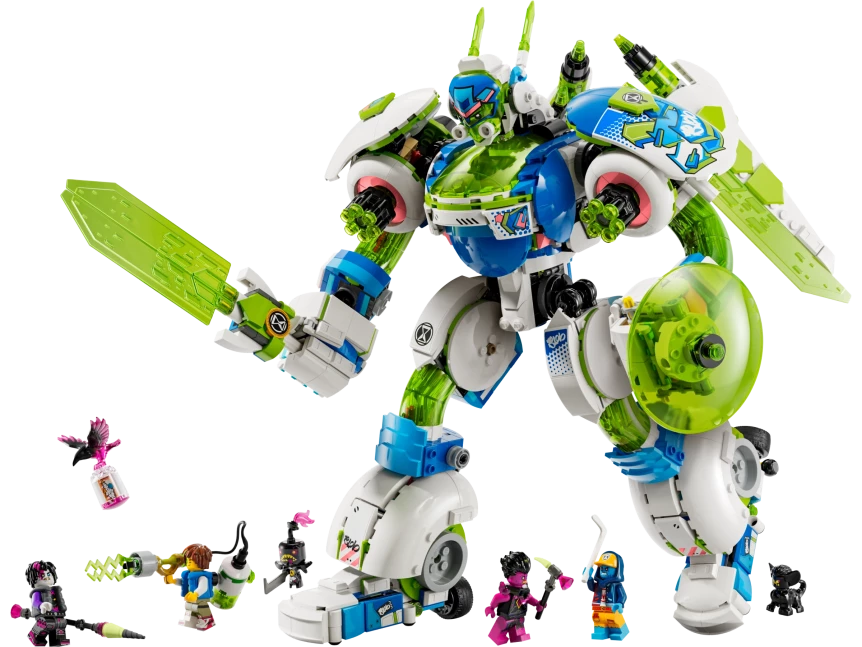 Mateo en Z-Blob de riddermecha