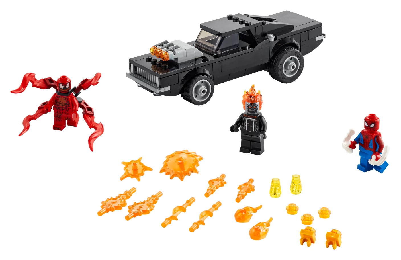 Spider-Man en Ghostrider vs. Carnage