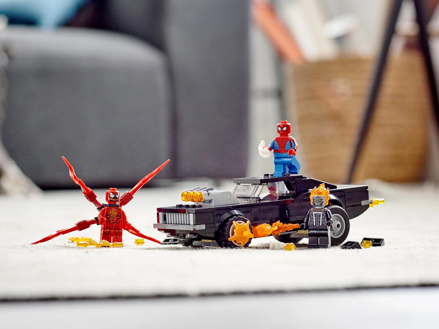 Spider-Man en Ghostrider vs. Carnage