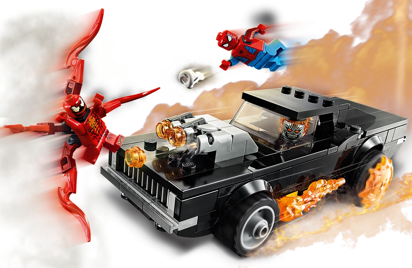 Spider-Man en Ghostrider vs. Carnage