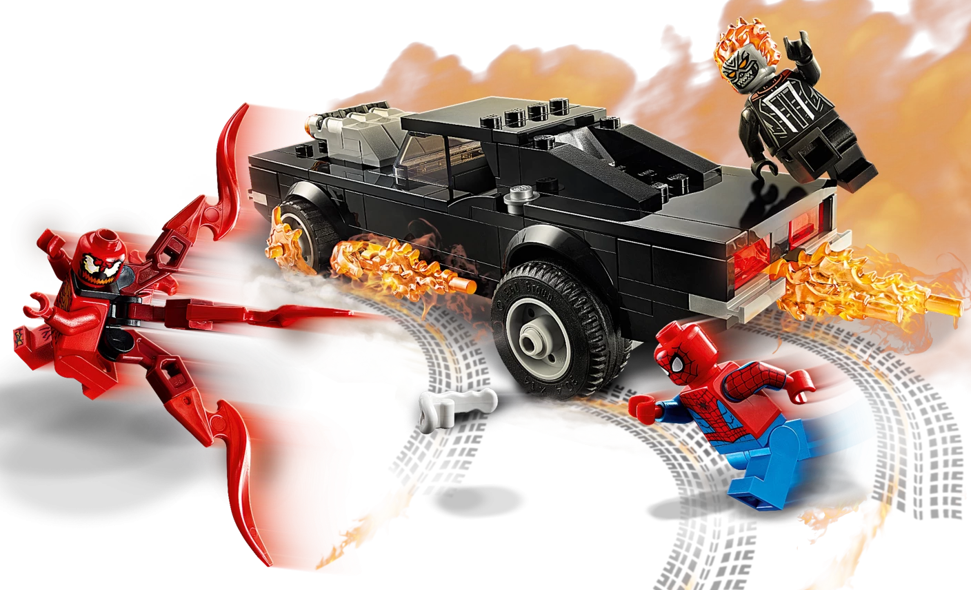Spider-Man en Ghostrider vs. Carnage