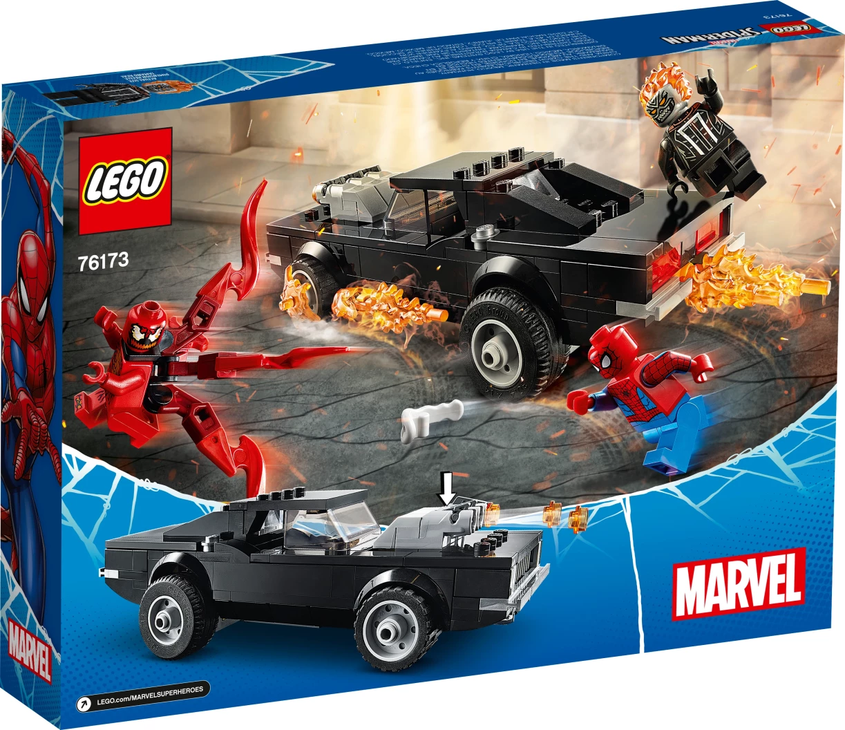 Spider-Man en Ghostrider vs. Carnage