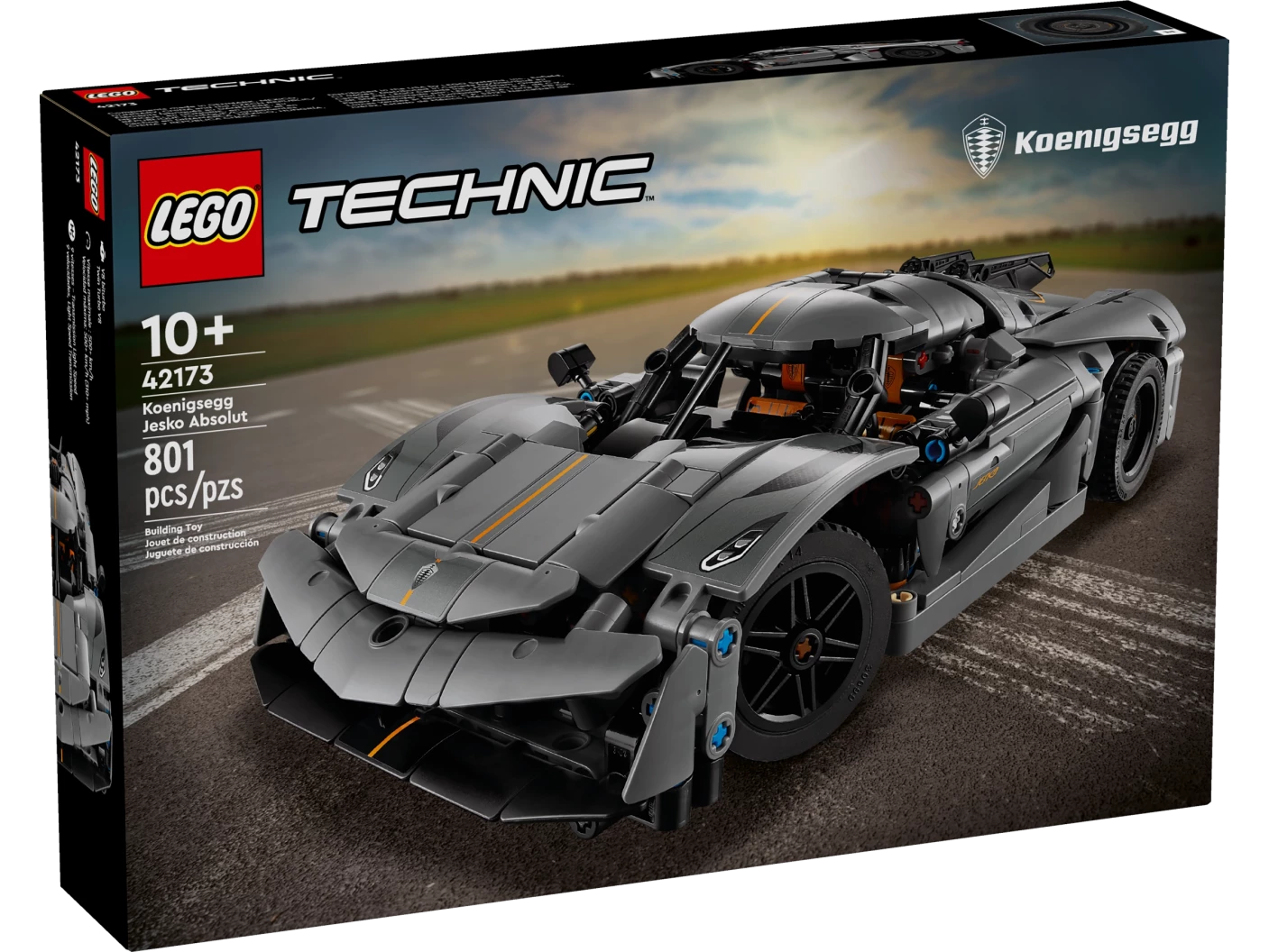 Koenigsegg Jesko Absolut grijze hypercar