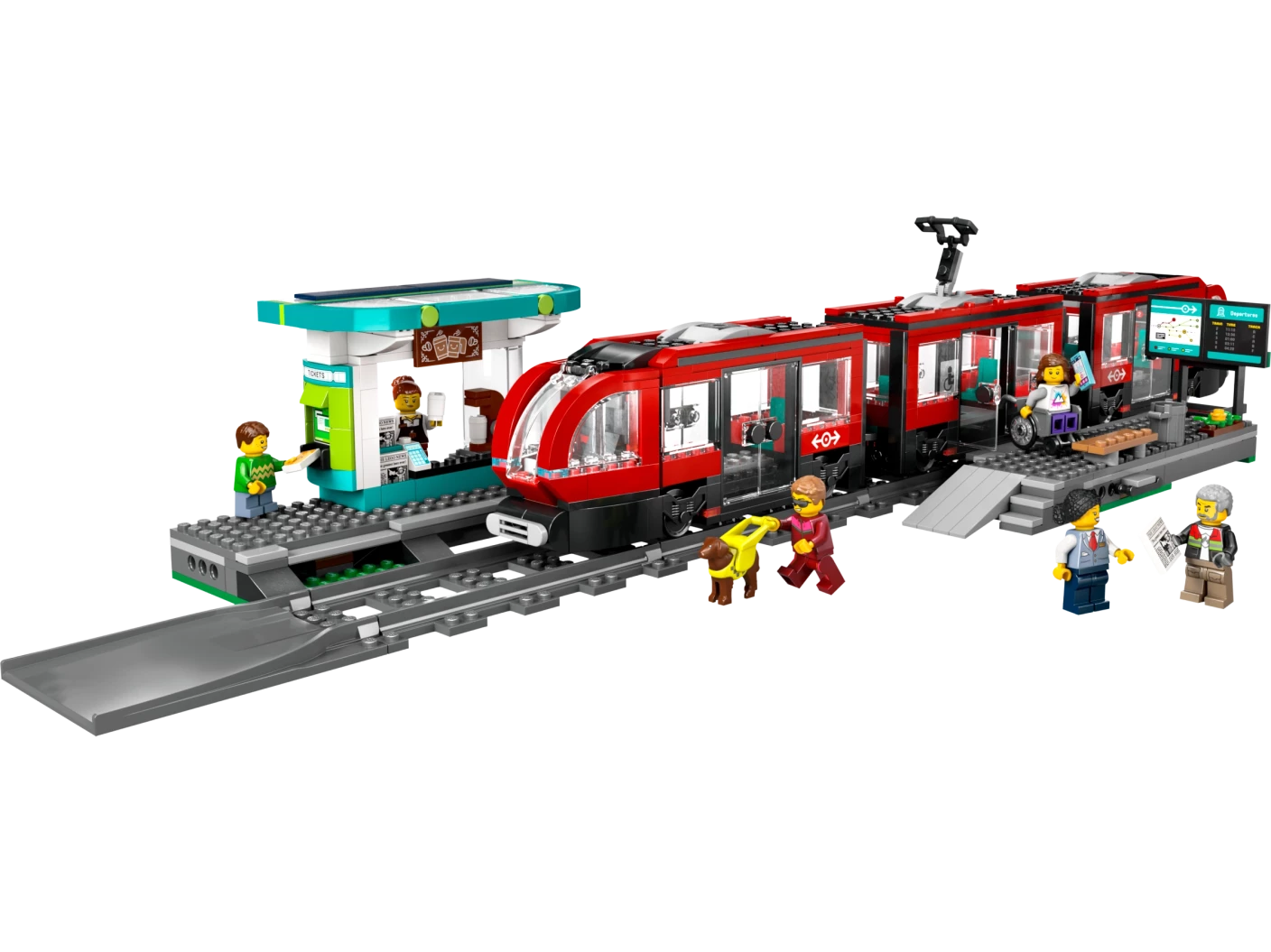 Stadstram en station